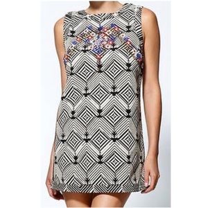 FREE PEOPLE | New Romantic Beaded Shift Dress Size M